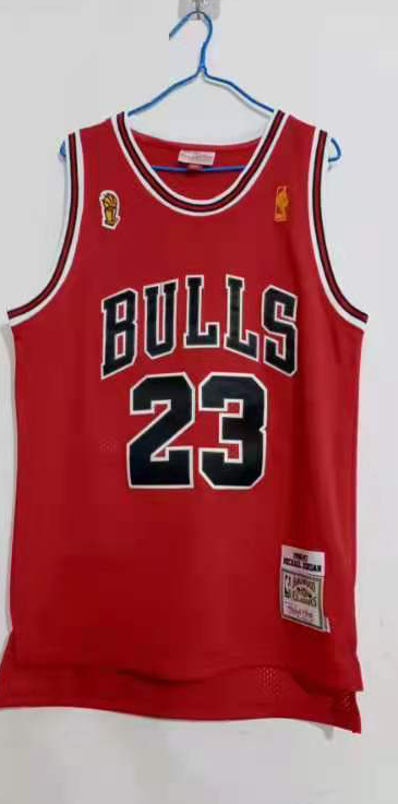 2020 Men Chicago Bulls #23 Jordan red Mitchell Ness Stitched NBA Jersey->chicago bulls->NBA Jersey
